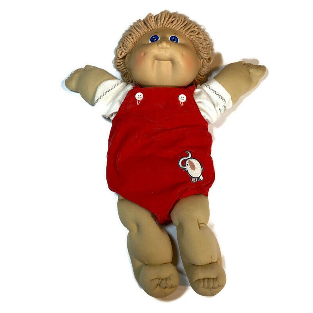 1985 CPK Cabbage Patch Kids Boy Tan Hair Blue Eyes Xavier Roberts COLECO